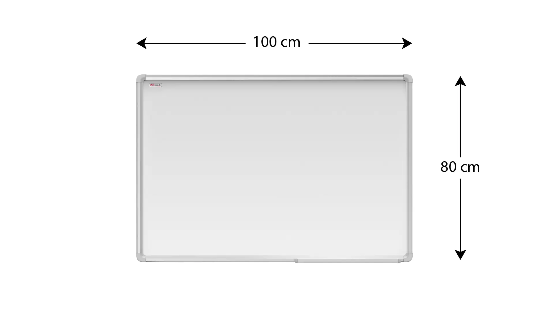 Magnetische Schreibtafel emailliert P3 - 100x80cm – Bild 4