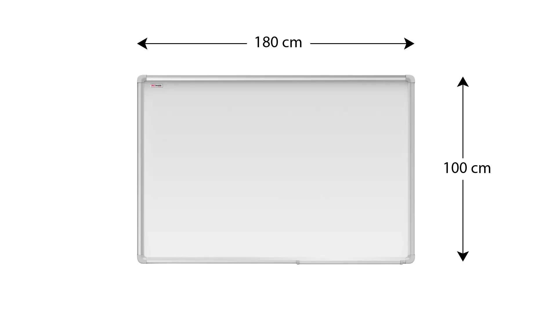 Magnetische Schreibtafel emailliert P3 - 180x100cm – Bild 4