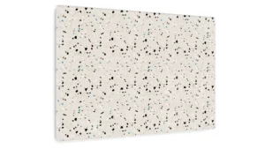 Schneidebrett aus Glas, TERRAZZO 30x20 cm Küchenbrett, Schutzplatte, Glastablett