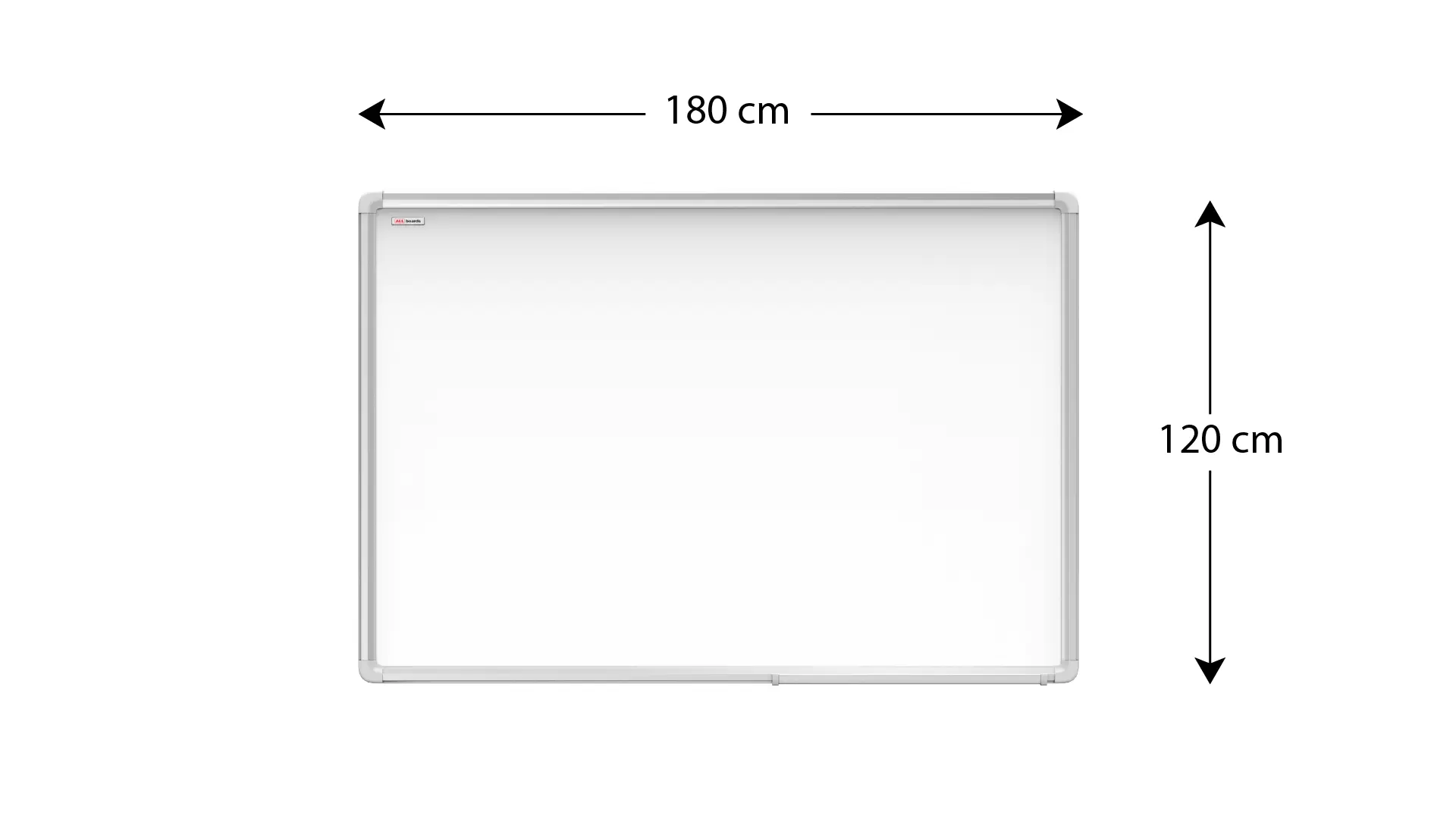 Magnetisches Whiteboard - PREMIUM EXPO Alurahmen 180x120cm – Bild 4