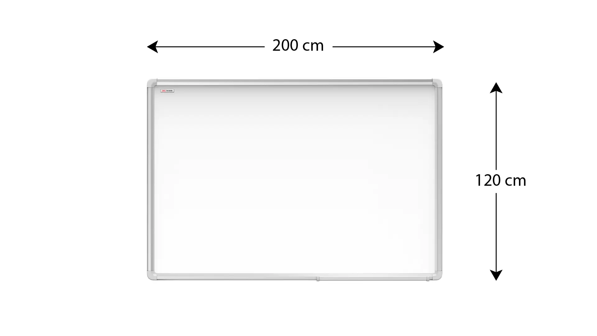 Magnetisches Whiteboard - PREMIUM EXPO Alurahmen 200x120cm – Bild 4