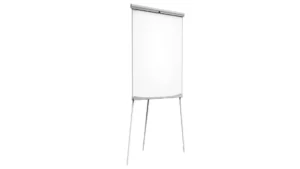 Flipchart 100x70cm, Stativ, Dreibeinig, Höhenverstellbar, Whiteboard Magnettafel Magnetisch, Trocken Abwischbar