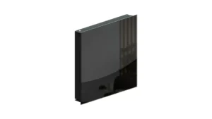Schlüsselkasten Schlüsselbox Schwarz Glas Glasboard Magnettafel Memoboard 30x30cm, 50 Haken, Schlüsselschrank