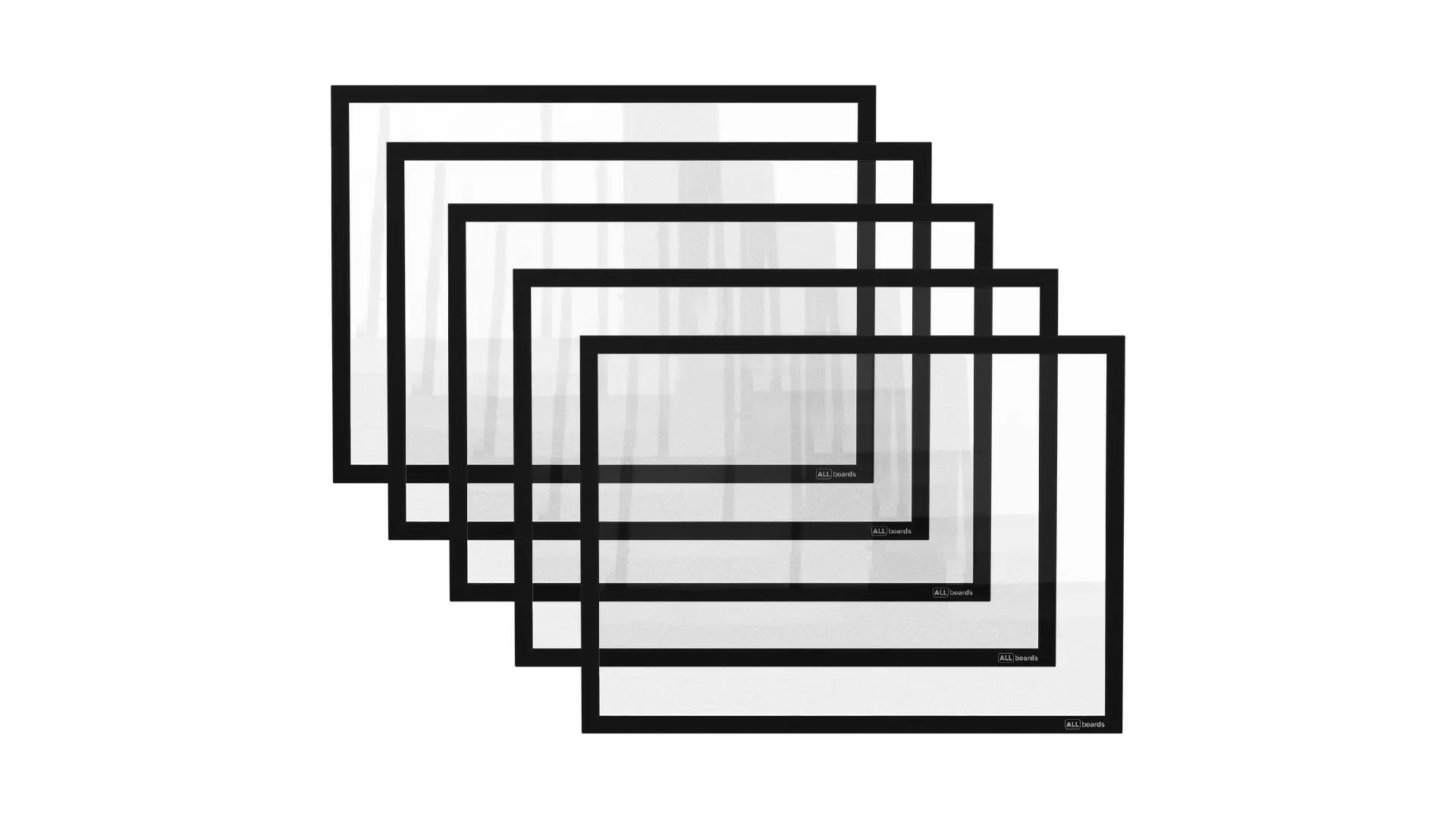 Magnetrahmen A4 Schwarz - 5er Set – Bild 2