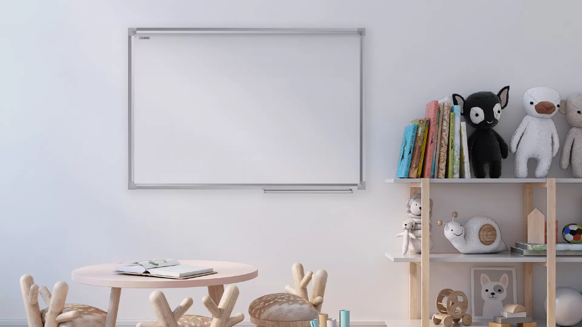 Magnetisches Whiteboard 180x90cm Magnettafel mit Aluminiumrahmen A7 + Stifteablage, Trocken Abwischbar – Bild 3