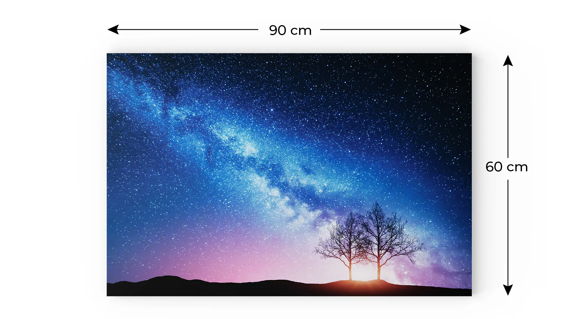 Metallische Magnettafel, MetalBoard, MILCHSTRASSE 90x60 cm + GRATIS Zubehörset – Bild 4