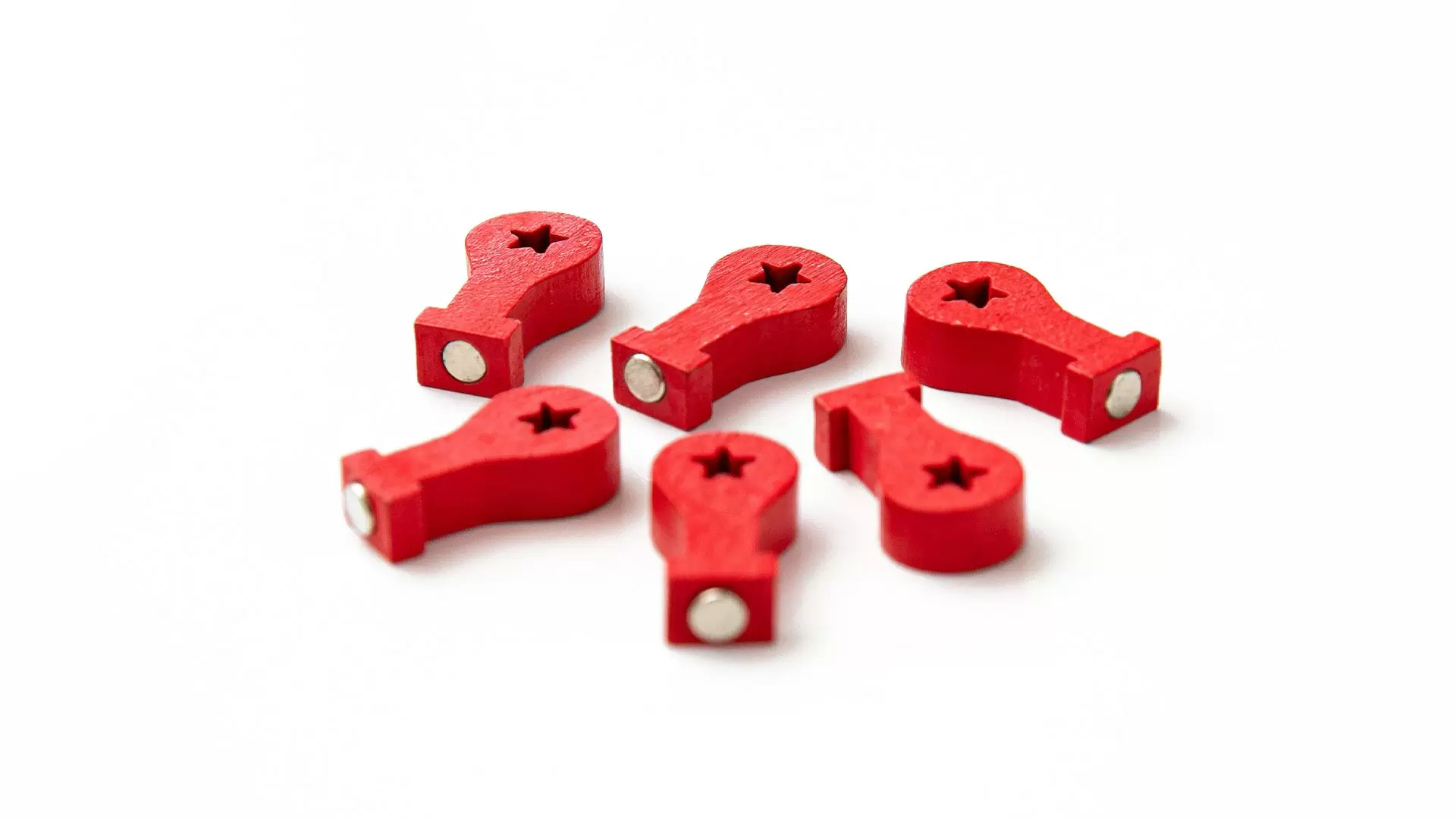 Dekomagnete, Standort Pin - 6 Stück – Bild 5