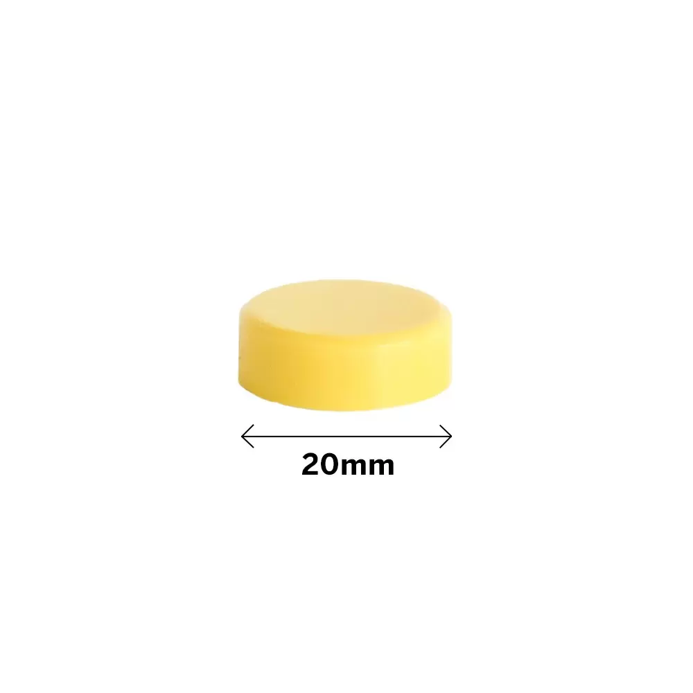 Magnete 20mm 10 Stück Gelb – Bild 3