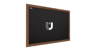 Schwarze magnetische Kreidetafel mit Holzrahmen 180x120cm