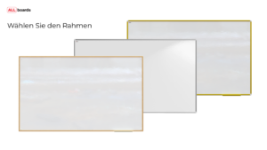 Magnetisches Whiteboard - Produkt nach Ihren Bedürfnissen konfigurieren