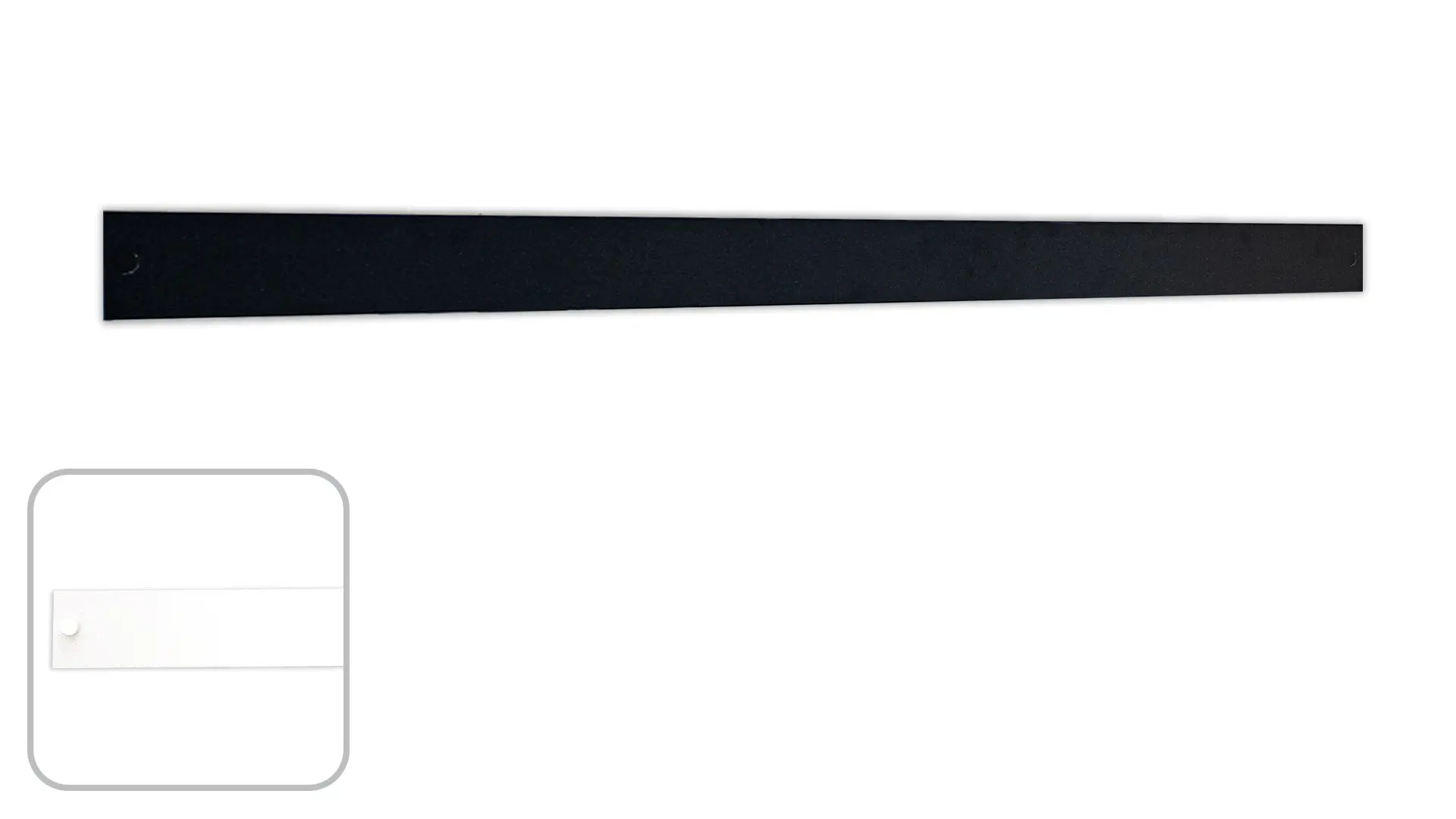Rahmenlose magnetische Kreidetafel 100x6 cm