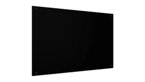 Magnetplatte, schwarz 60x30 cm - eine schwarze Kreidetafel, rahmenlos