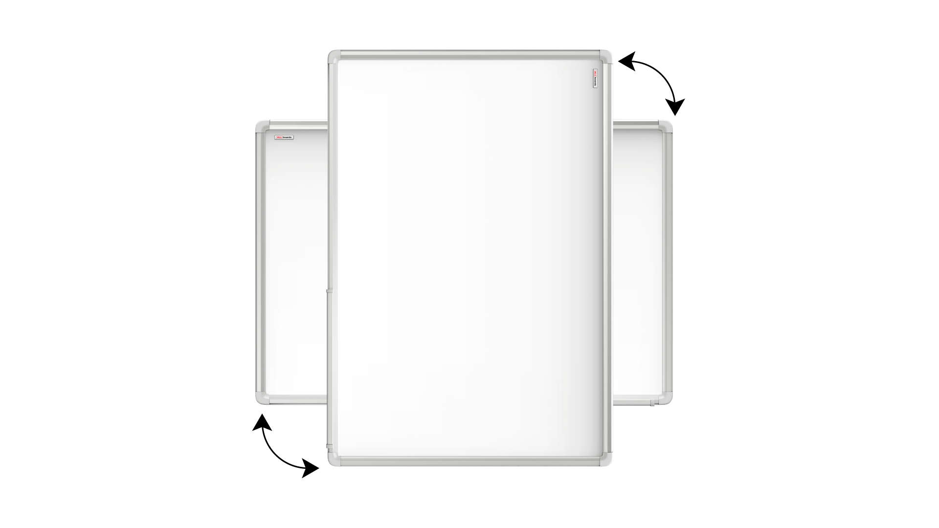 Whiteboard, 120x90 cm, Magnettafel mit Aufdruck - Motiv: Schreiben lernen – Bild 5