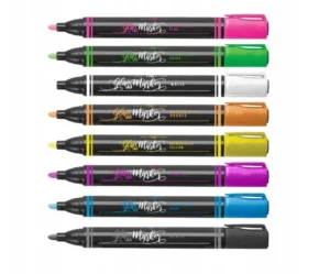 Glasboardmarker Whiteboard Magnettafel Kreidetafel Marker 8-farbig verpackt