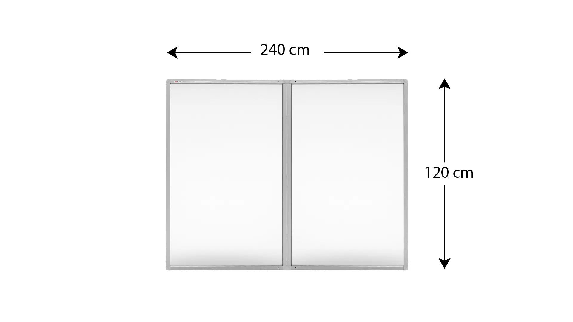 Magnetischer Schaukasten 240x120cm mit Aluminiumrahmen – Bild 4