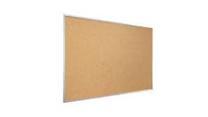 Pinnwand mit silbernem Naturholzrahmen 60x40cm