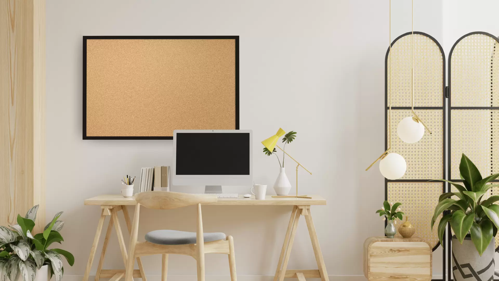 Pinnwand mit schwarzem Naturholzrahmen 120x90cm – Bild 2