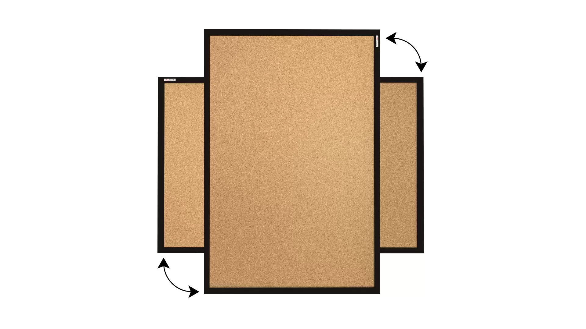 Pinnwand mit schwarzem Naturholzrahmen 120x90cm – Bild 5