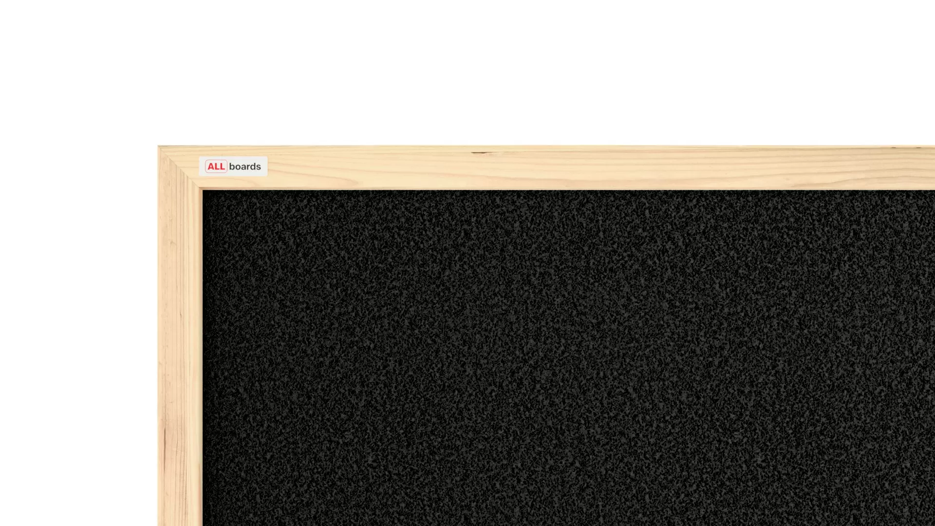 Schwarz Pinnwand mit Holz Rahmen 60x40cm Korktafel Korkwand Pinnwand Kork Schwarz Oberfläche – Bild 7