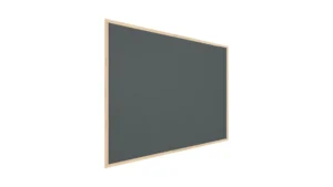 Grau Pinnwand mit Holz Rahmen 60x40cm Korktafel Korkwand Pinnwand Kork Grau Oberfläche