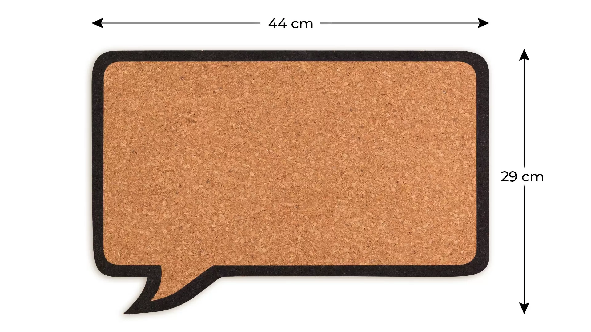 Korktafel „Sprechblase“ 44x29 cm – Bild 4