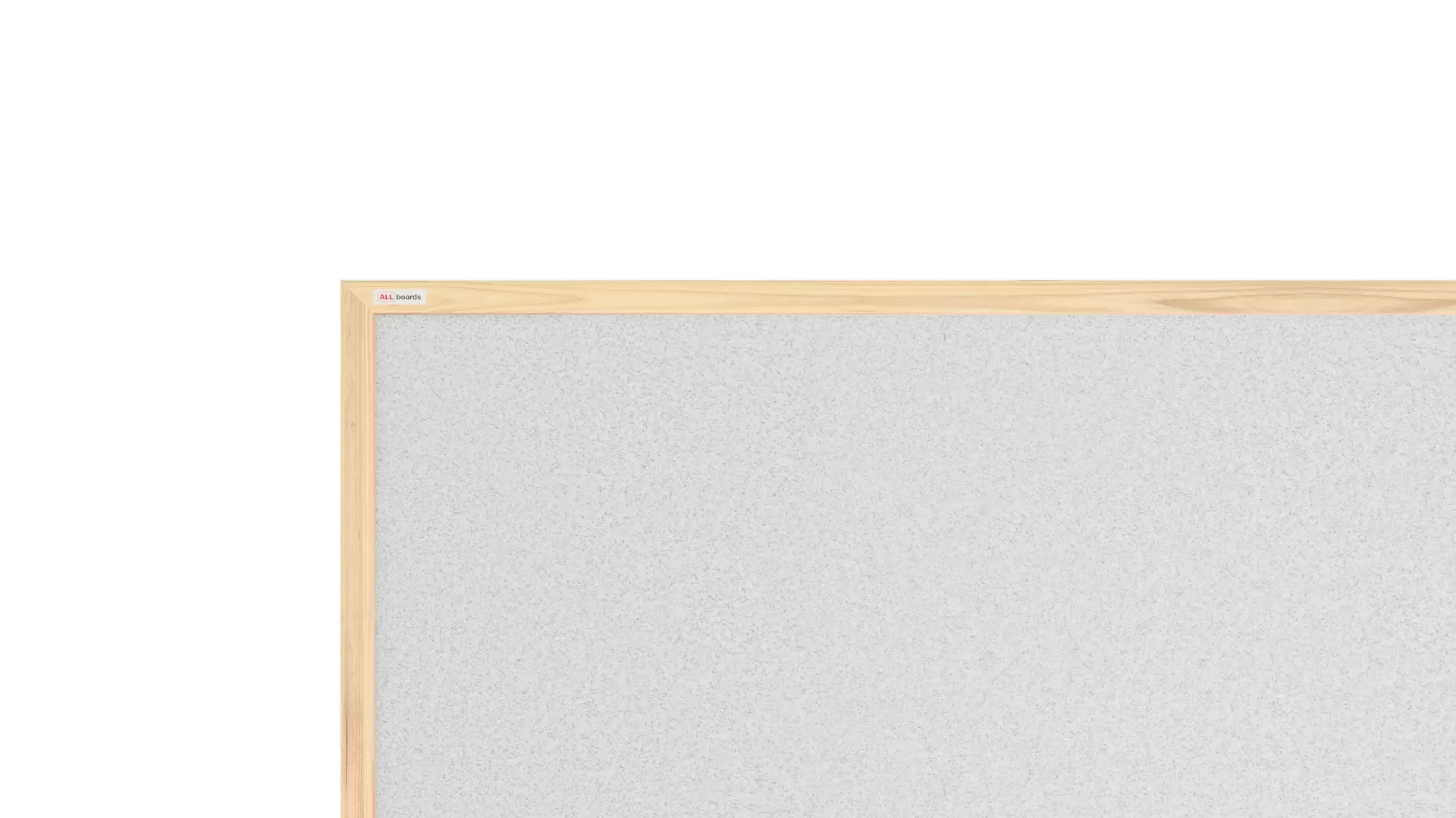Hellgrau Pinnwand mit Holz Rahmen 120x90cm Korktafel Korkwand Pinnwand Kork Hellgrau Oberfläche – Bild 7