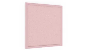 Pinnwand, Korktafel in Pink, 40x40 cm, Holzrahmen - Pink lackiert