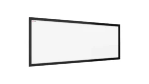 Magnetisches Whiteboard mit schwarzen Holzrahmen 30x70cm