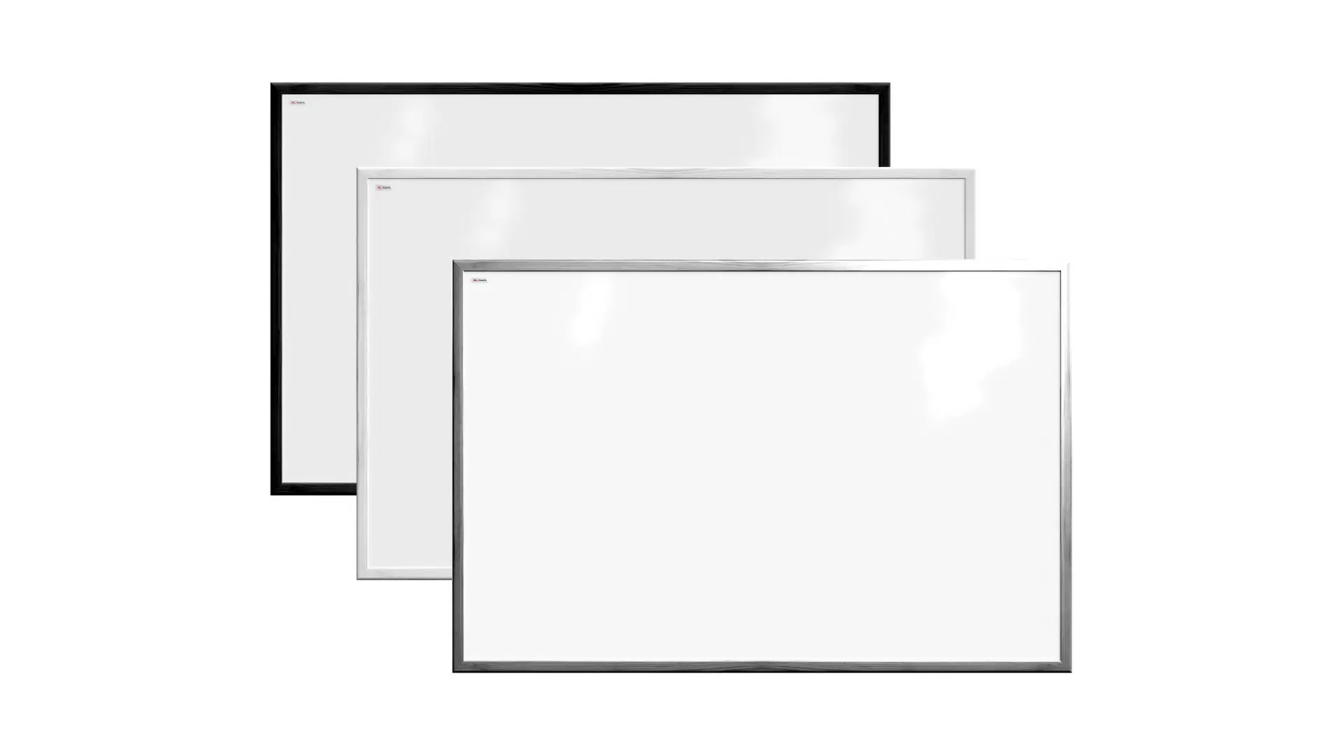Magnetisches Whiteboard mit schwarzen Holzrahmen 90x60cm – Bild 6