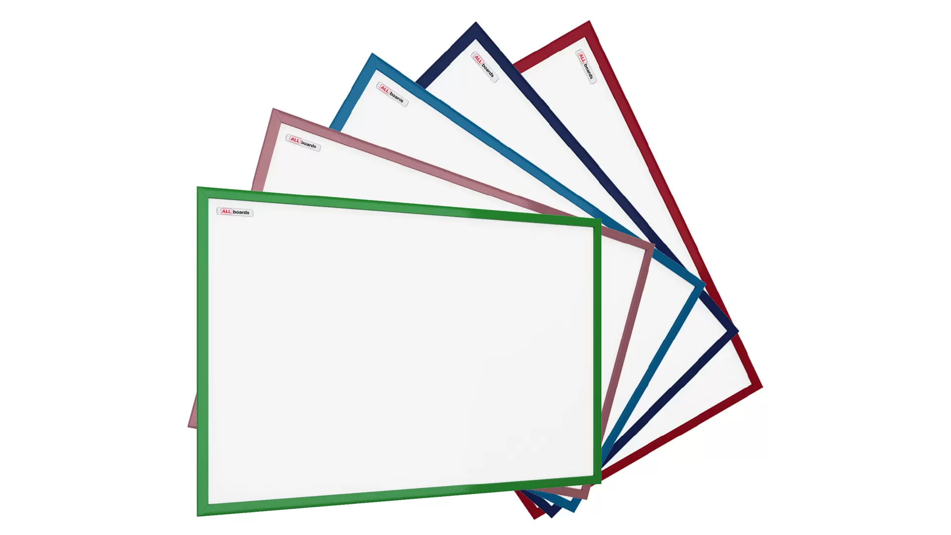 Magnetisches Whiteboard mit marineblauem Naturholzrahmen 120x90cm – Bild 6