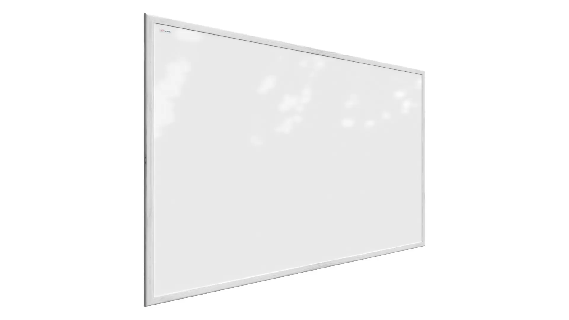 Magnetisches Whiteboard mit weißen Holzrahmen 90x60cm
