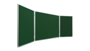 Grün Magnetisch Kreidetafel, Klapptafel 5-flächig 100x150 // 300 cm