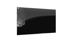 Glasboard - Schwarz 80x60cm