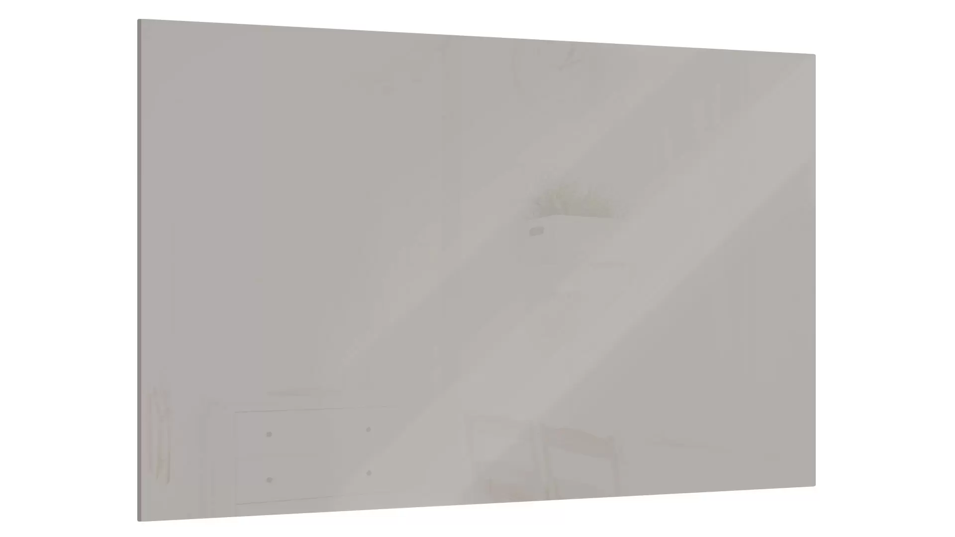 Glas magnettafel Sandstorm 60x40cm - rahmenloses Glasboard, gehärtetes Glas zur Verwendung mit Neodym-Magneten