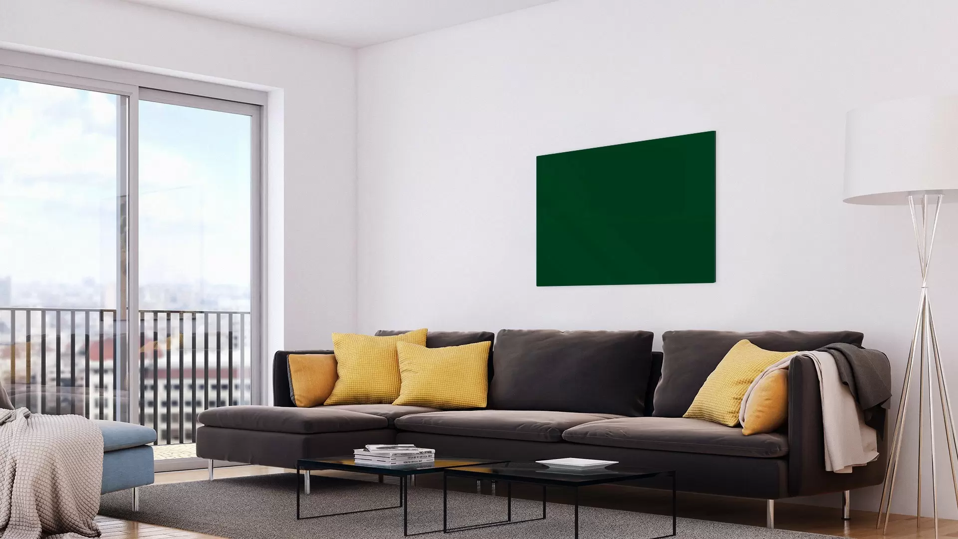 Glas magnettafel Forbidden Forest 90x60cm - rahmenloses Glasboard, gehärtetes Glas zur Verwendung mit Neodym-Magneten – Bild 4