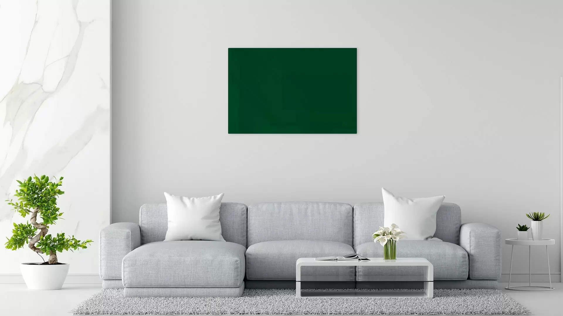 Glas magnettafel Forbidden Forest 90x60cm - rahmenloses Glasboard, gehärtetes Glas zur Verwendung mit Neodym-Magneten – Bild 3
