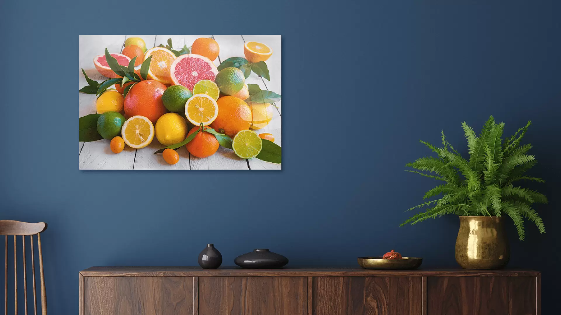 ALLboards Glas Magnettafel CITRUSFRÜCHTE ORANGEN LIMETTE ZITRONEN 60x40cm Glasbild Memoboard aus Glas Glastafel mit Motiv Magnetwand zum Beschriften Magnetische Tafel Wandbild – Bild 8