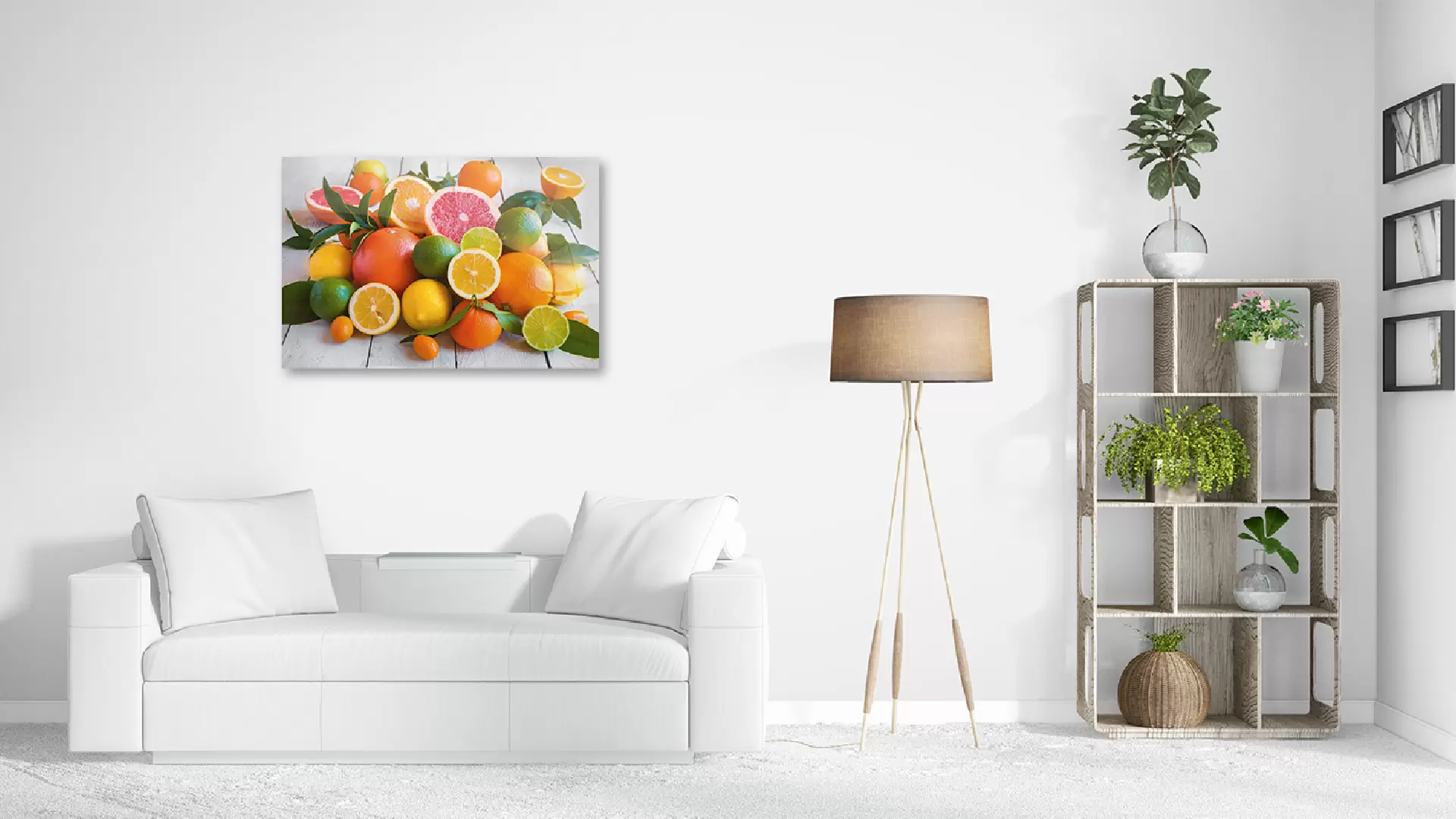 ALLboards Glas Magnettafel CITRUSFRÜCHTE ORANGEN LIMETTE ZITRONEN 60x40cm Glasbild Memoboard aus Glas Glastafel mit Motiv Magnetwand zum Beschriften Magnetische Tafel Wandbild – Bild 9