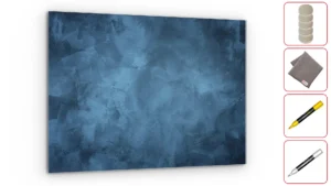 Glasbild CLOUDY SKY, 60x40 cm + GRATIS Zubehörset