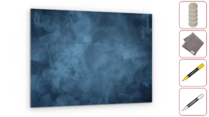 Glasbild CLOUDY SKY, 90x60 cm + GRATIS Zubehörset