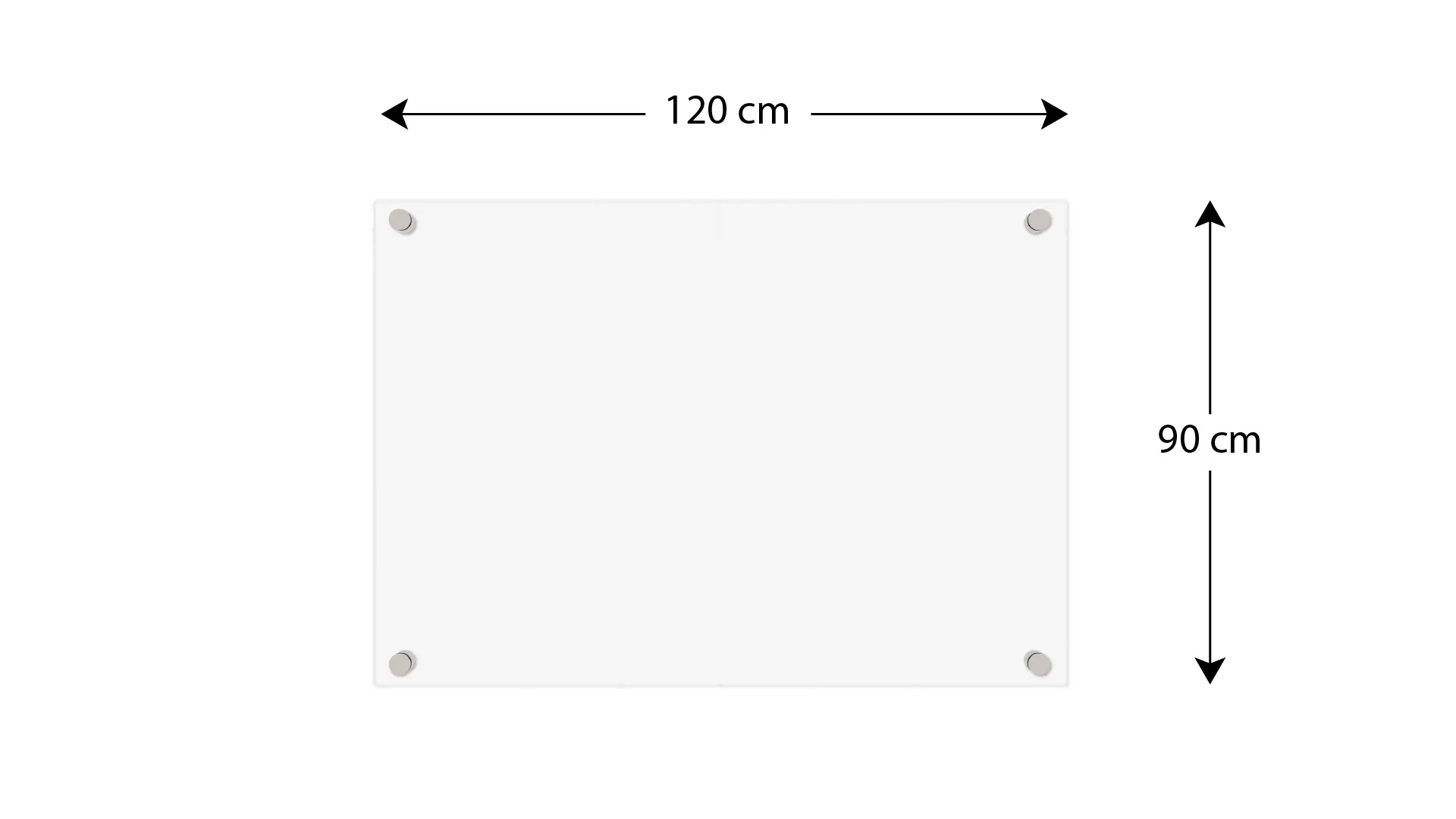Glasboard - Transparent 120x90 cm – Bild 4
