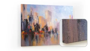 Magnettafel CANVASboards 90x60 cm - Abstrakte Landschaft